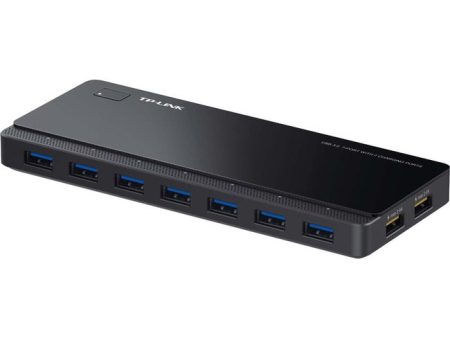 TP-Link UH720 - Powered USB Hub 3.0 with 7 USB 3.0 Data Ports and 2 Smart Charging USB Ports Supply