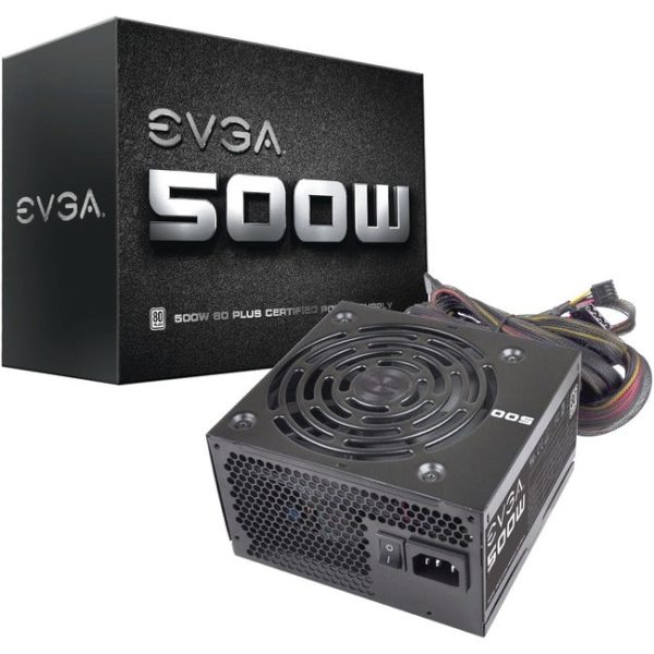 EVGA 500W 80Plus Power Supply Unit (100-W1-0500-KR) Online