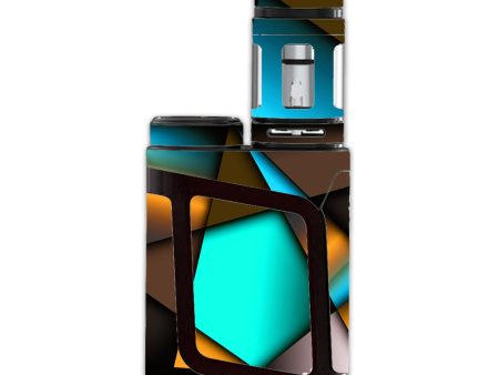 Awesome Blue Gold Pattern Smok Alien AL85 Skin Sale