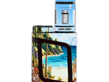 Beach Water Palm Trees Smok Alien AL85 Skin For Sale