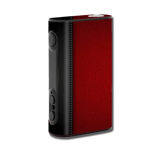 Black And Red Leather Pattern eLeaf iPower 80w Skin Sale