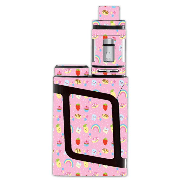 Pink Rainbows Strawberry Smok Alien AL85 Skin Fashion