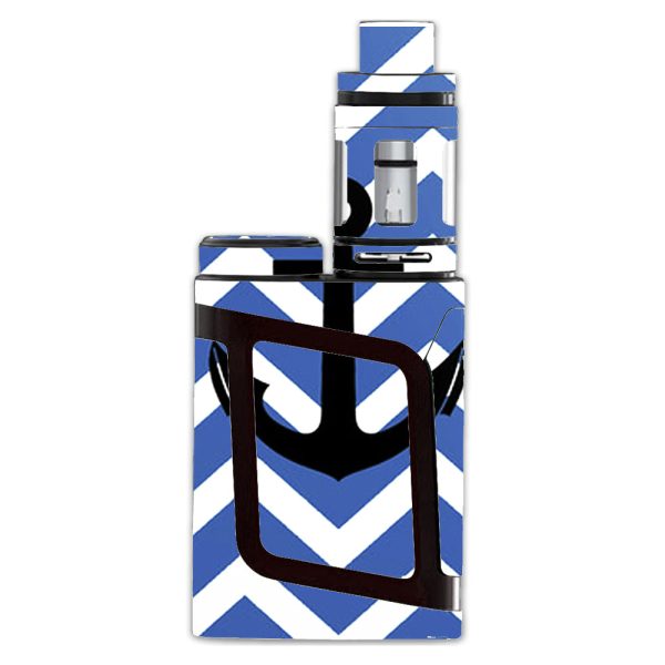 Blue Chevron Black Anchor Smok Alien AL85 Skin Hot on Sale