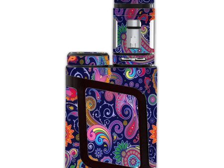 Purple Paisley Smok Alien AL85 Skin Discount