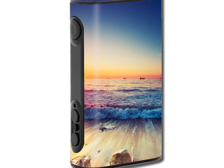 Beach Tide Water Rocks Sunset eLeaf iPower 80w Skin For Cheap