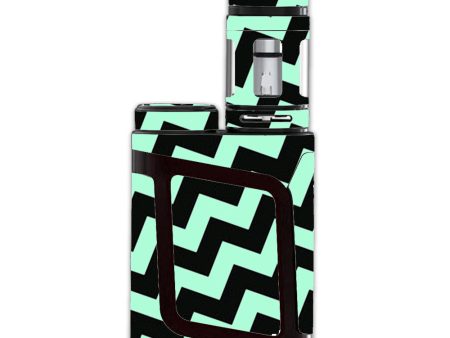 Teal And Black Chevron Smok Alien AL85 Skin For Sale