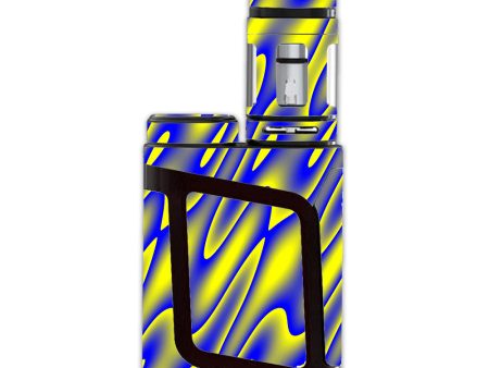 Neon Blue Yellow Trippy Smok Alien AL85 Skin Online