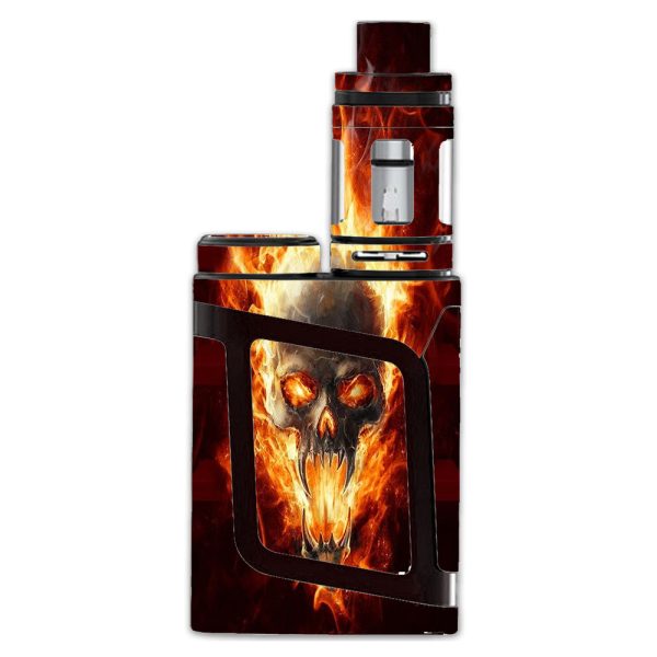 Fire Skull In Flames Smok Alien AL85 Skin Online Hot Sale