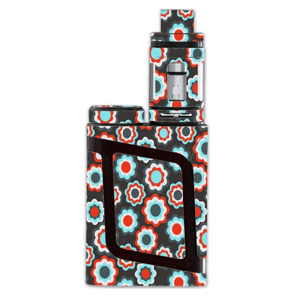 Retro Flowers Smok Alien AL85 Skin Fashion