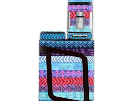 Aztec Blue Tribal Chevron Smok Alien AL85 Skin Cheap