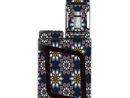 Retro Flowers Pattern Smok Alien AL85 Skin Online