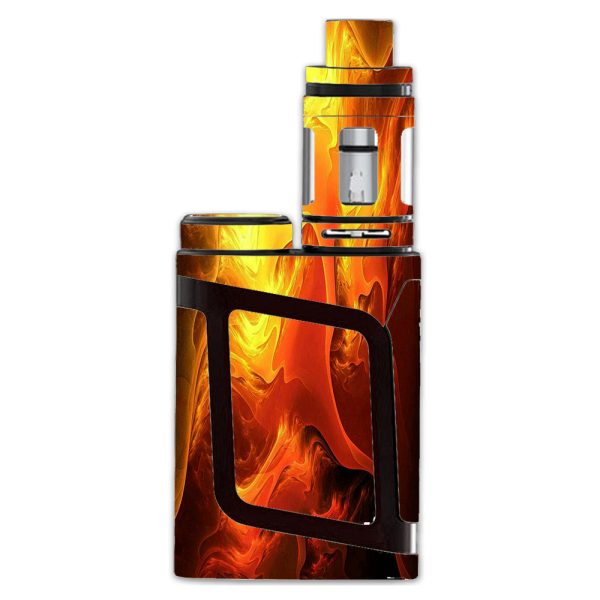 Fire Swirl Abstract Smok Alien AL85 Skin Online Sale