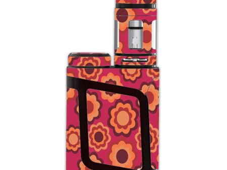 Retro Flowers Pink Smok Alien AL85 Skin Cheap