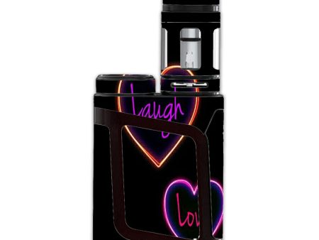 Neon Hearts, Live,Love,Life Smok Alien AL85 Skin Fashion