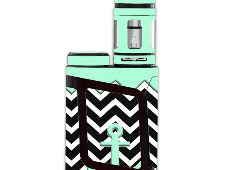 Teal  Black Chevron  Anchor Smok Alien AL85 Skin Online Hot Sale