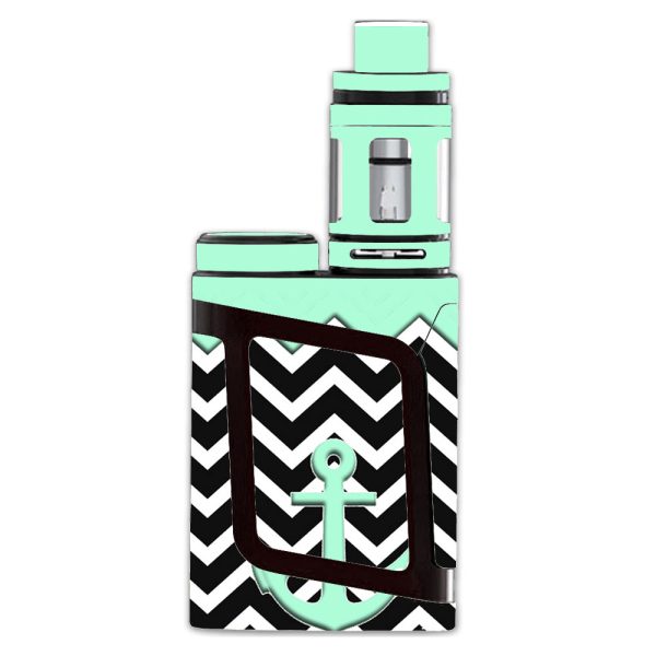 Teal  Black Chevron  Anchor Smok Alien AL85 Skin Online Hot Sale