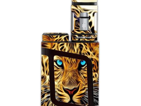 Leopard With Blue Eyes Smok Alien AL85 Skin For Cheap