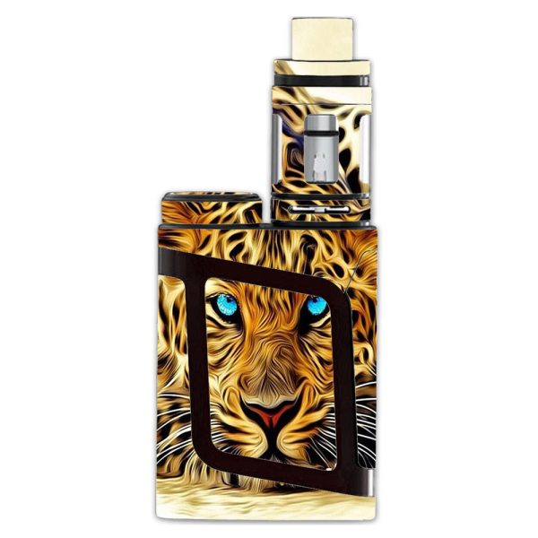 Leopard With Blue Eyes Smok Alien AL85 Skin For Cheap