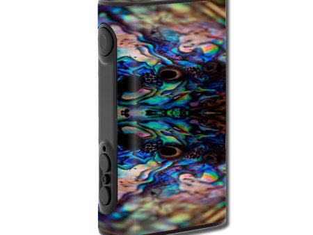 Abalone Blue Black Shell Design eLeaf iPower 80w Skin Sale